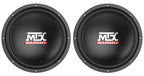 MTX Audio Terminator 12 in 800 Watt 4 Ohm Car Subwoofers - TN12-04