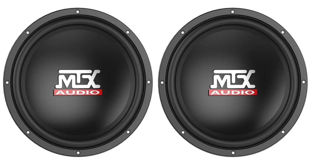 MTX Audio Terminator 12 in 800 Watt 4 Ohm Car Subwoofers - TN12-04