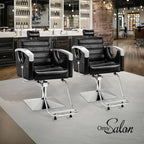 OmySalon All Purpose Reclining Hydraulic Salon Chair, 135 Degree