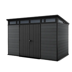 Keter Weather-Resistant Resin Storage Shed, 11 ft. x 7 ft. - Cortina