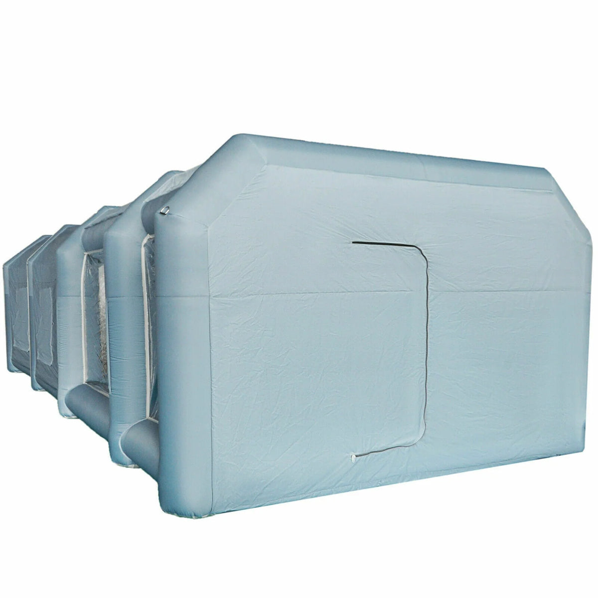 Inflatable Spray Paint Booth Tent 33 x 16.4 x 12 ft With 2 950W And 350W Blowers