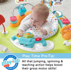 Fisher-Price Fitness Fun Folding Jumperoo Infant Activity Center With Lights & Music - HBM25