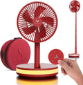 VENTY Portable Wireless Battery Operated Fan With LED Lighting, Carry Case And Remote Control