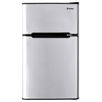3.2 Cu. Ft. 2-Door Compact Refrigerator With Freezer - Black, Gray Or White