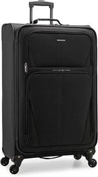 U.S. Traveler Expandable Softside Luggage, Navy, 31in Checked Large - Aviron Bay