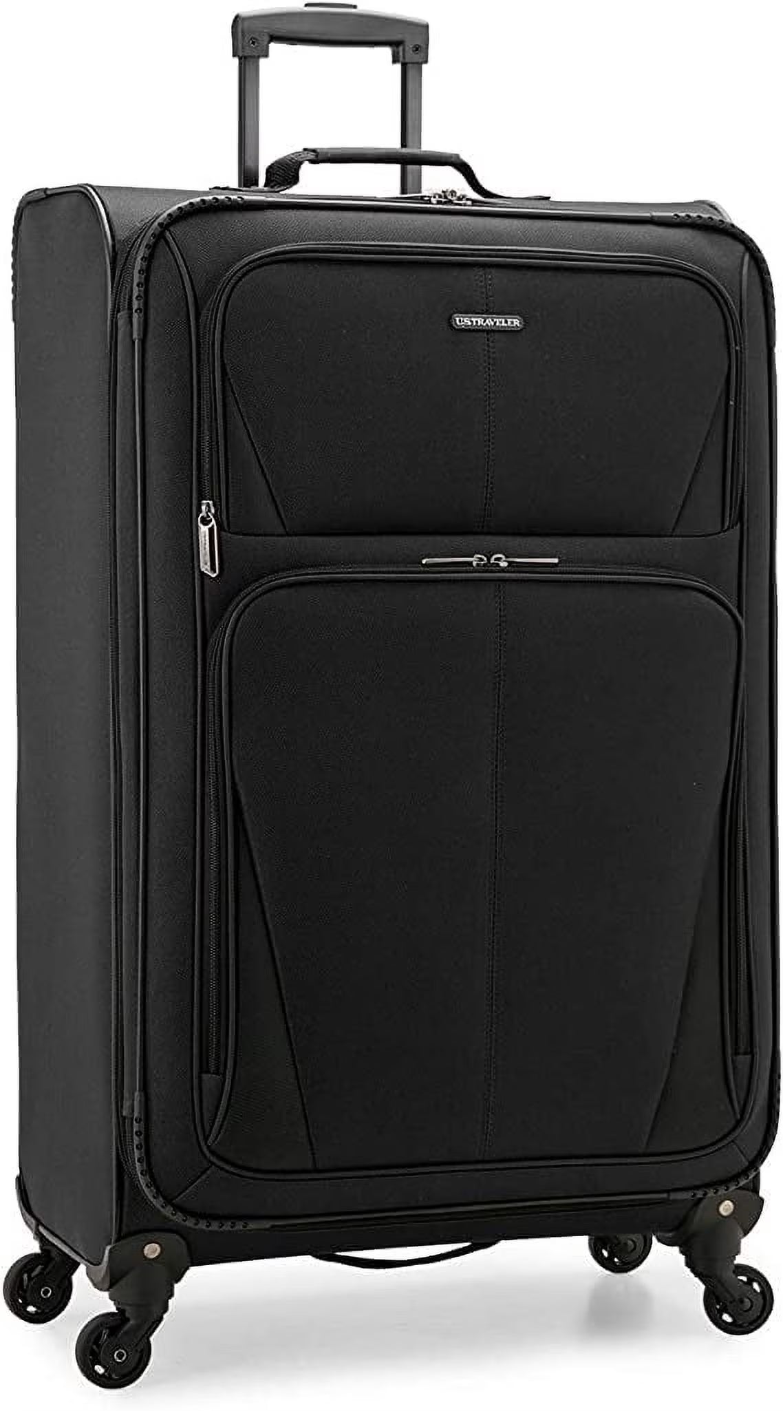 U.S. Traveler Expandable Softside Luggage, Navy, 31in Checked Large - Aviron Bay