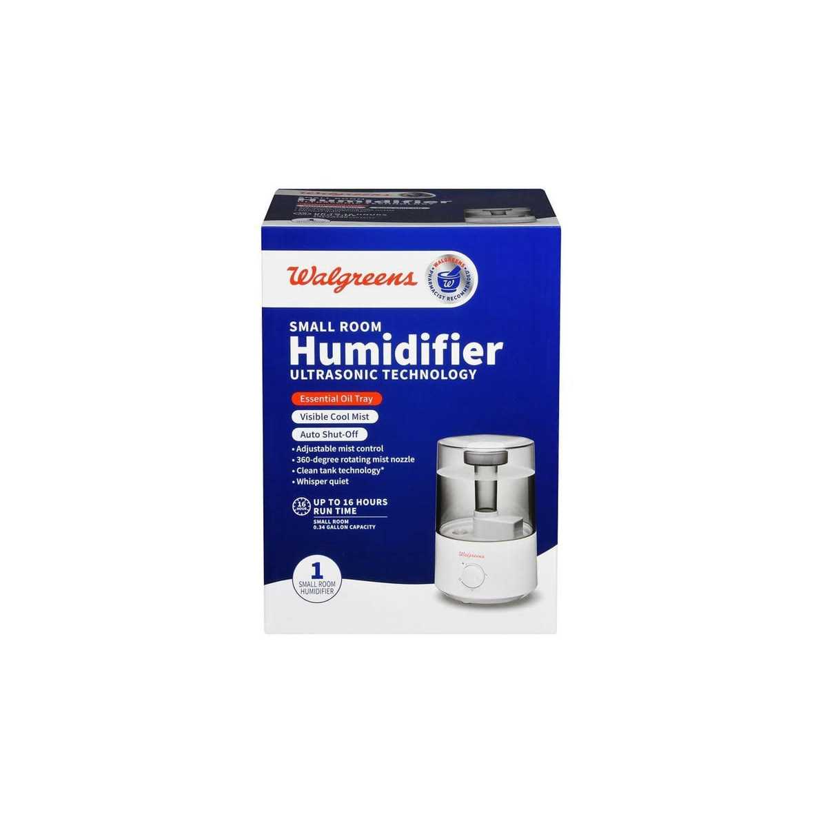 Walgreens Ultrasonic Cool Mist Humidifier - 0.34 Gallon