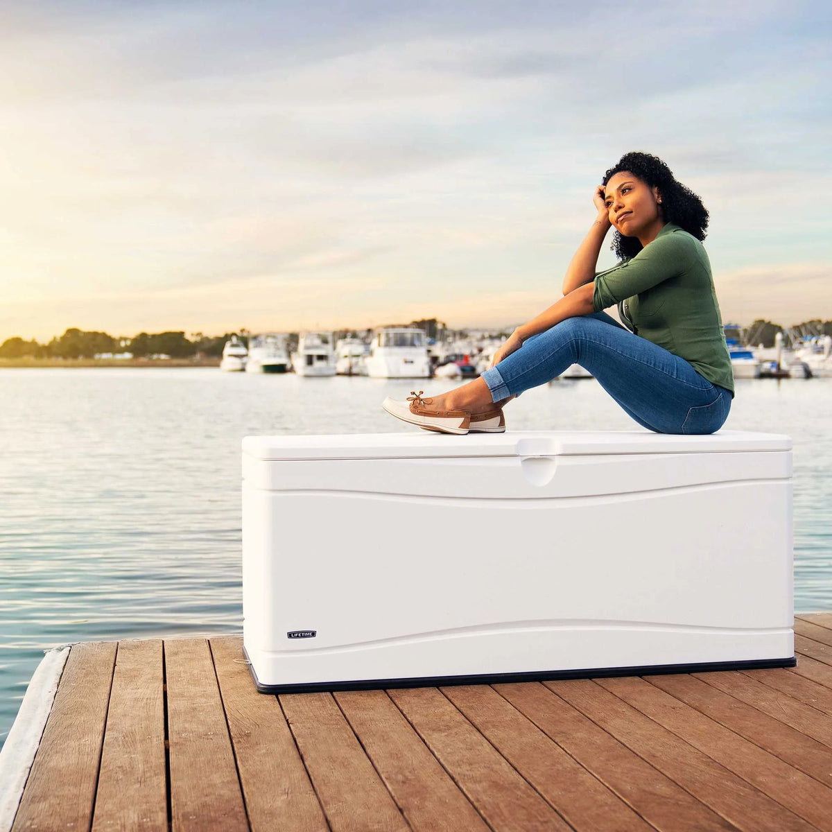 Lifetime Marine Dock Box, 130 Gallon - 60348