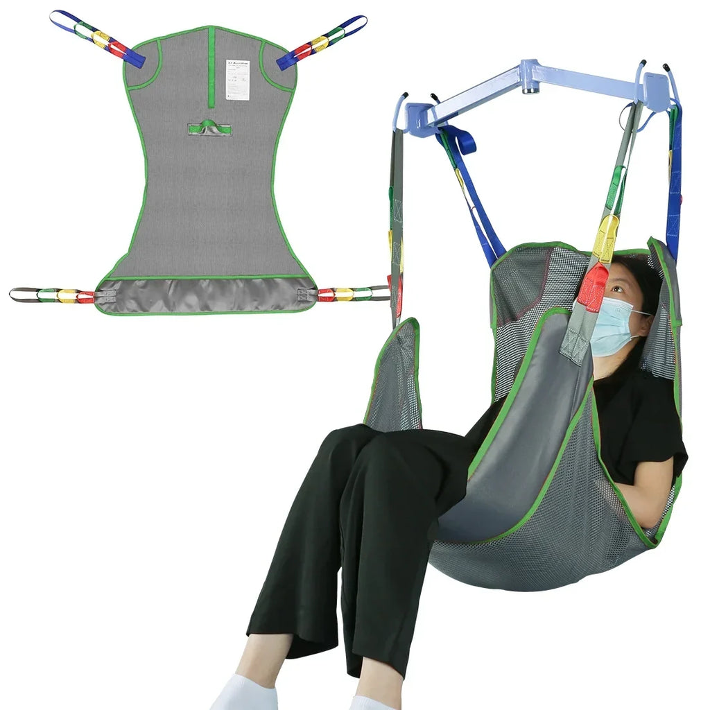 EZ Assistive Full Body Patient Lift Sling - Mesh Fabric, 500 lb, Sizes S/M/L