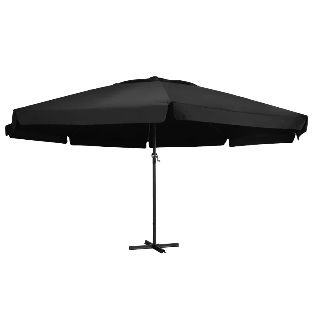 vidaXL Garden Parasol, Azure Blue Polyester With PA Coating, 196.9in x 118.1in