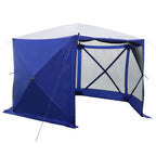 Ozark Trail Outdoor Camping Screen House, 11 ft x 10 ft x 88.5 in, 1 Room, Blue - 6 Hub