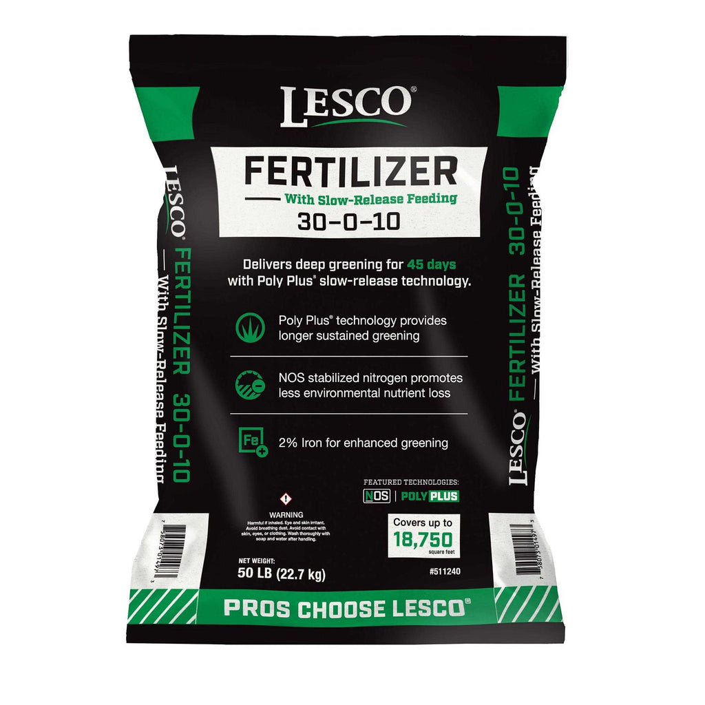Lesco All-Purpose Lawn Fertilizer 30-0-10, 18750 Sq Ft - 2759162