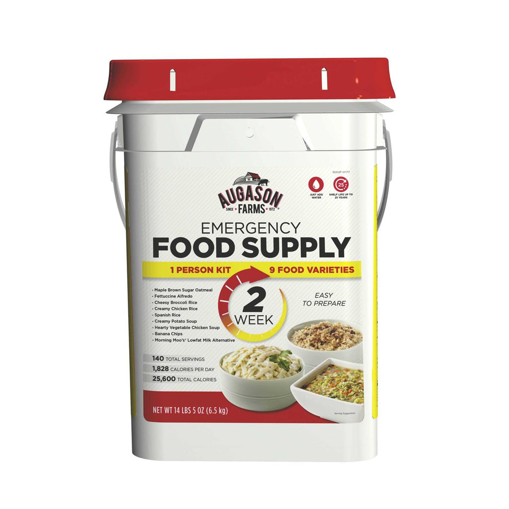 Augason Farms Emergency Food Supply - 2 Week, 1 Person, 140 Servings