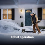 WORX Nitro 40V 12in Cordless Snow Shovel With 2 x 4.0 Ah Batteries And Charger - WG460