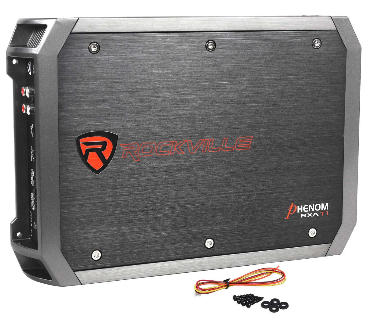 MTX 3512-04S 12in 600W Shallow Subwoofer With Sealed Enclosure, Amplifier And Wires - 3512-04S