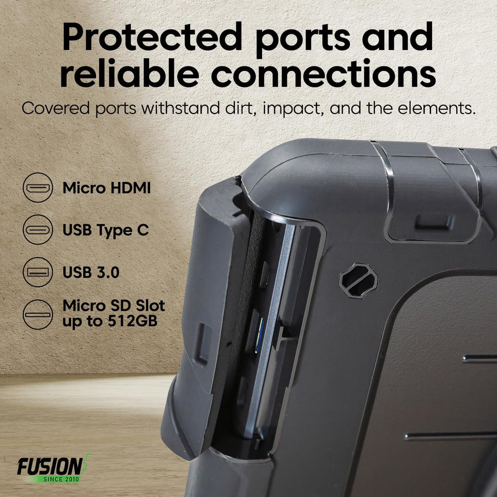 Fusion5 10.1in Windows 11 Full HD Rugged Tablet PC, 8GB RAM, 512GB SSD - FWIN232 PRO N5
