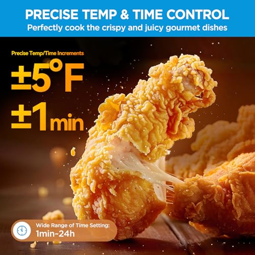 Midea Flexify French Door Air Fryer Toaster Oven Combo, 26.4 QT, 10-in-1, Stainless Steel