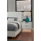 Home Square 3 Piece Furniture Set With 2-Drawer Nightstand And Full Wood Headboard