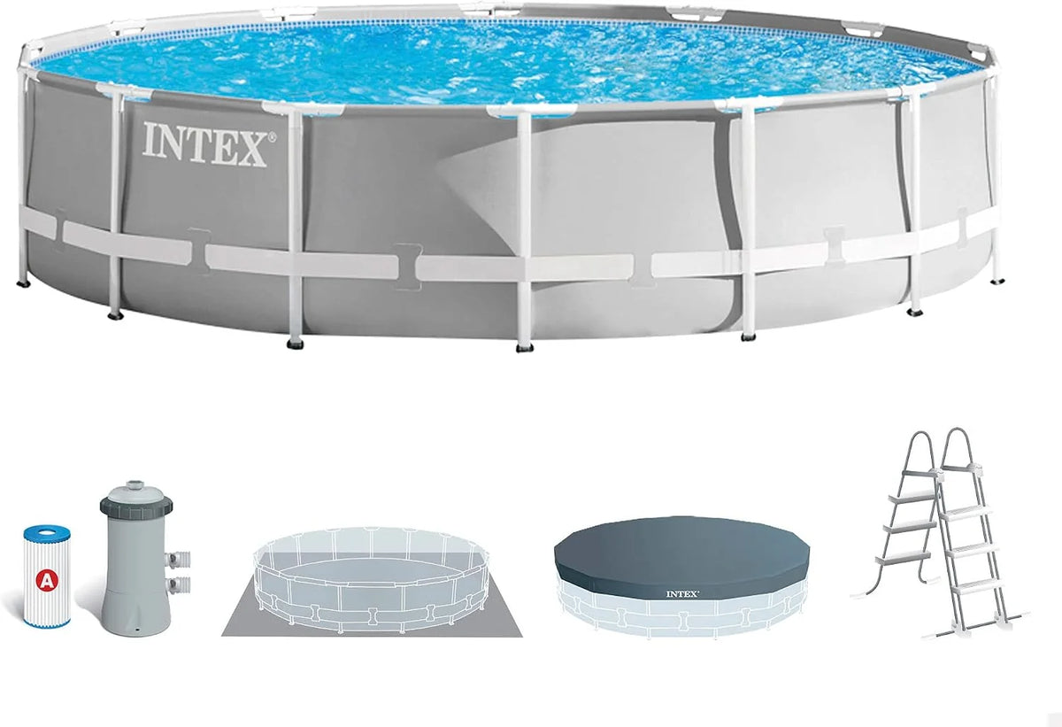 Intex Prism Frame Round Above-Ground Pool Kit 3.66 x 0.99 m - 26716NP