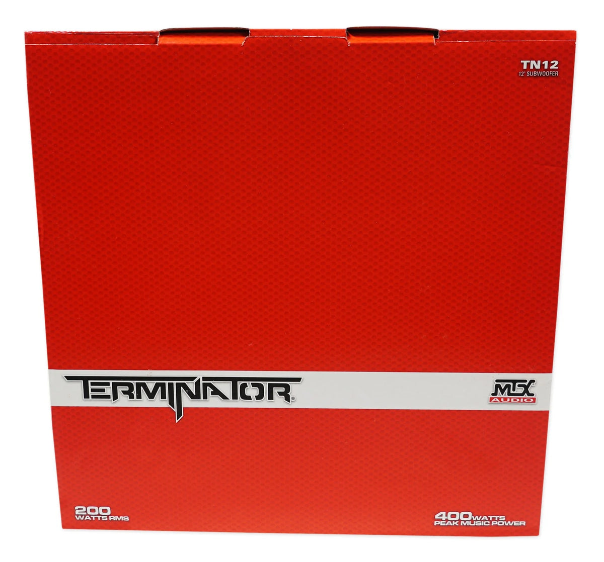MTX Terminator TN12-02 12" 400 Watt Car Audio Subwoofer With Rockville RS12 Sealed Enclosure