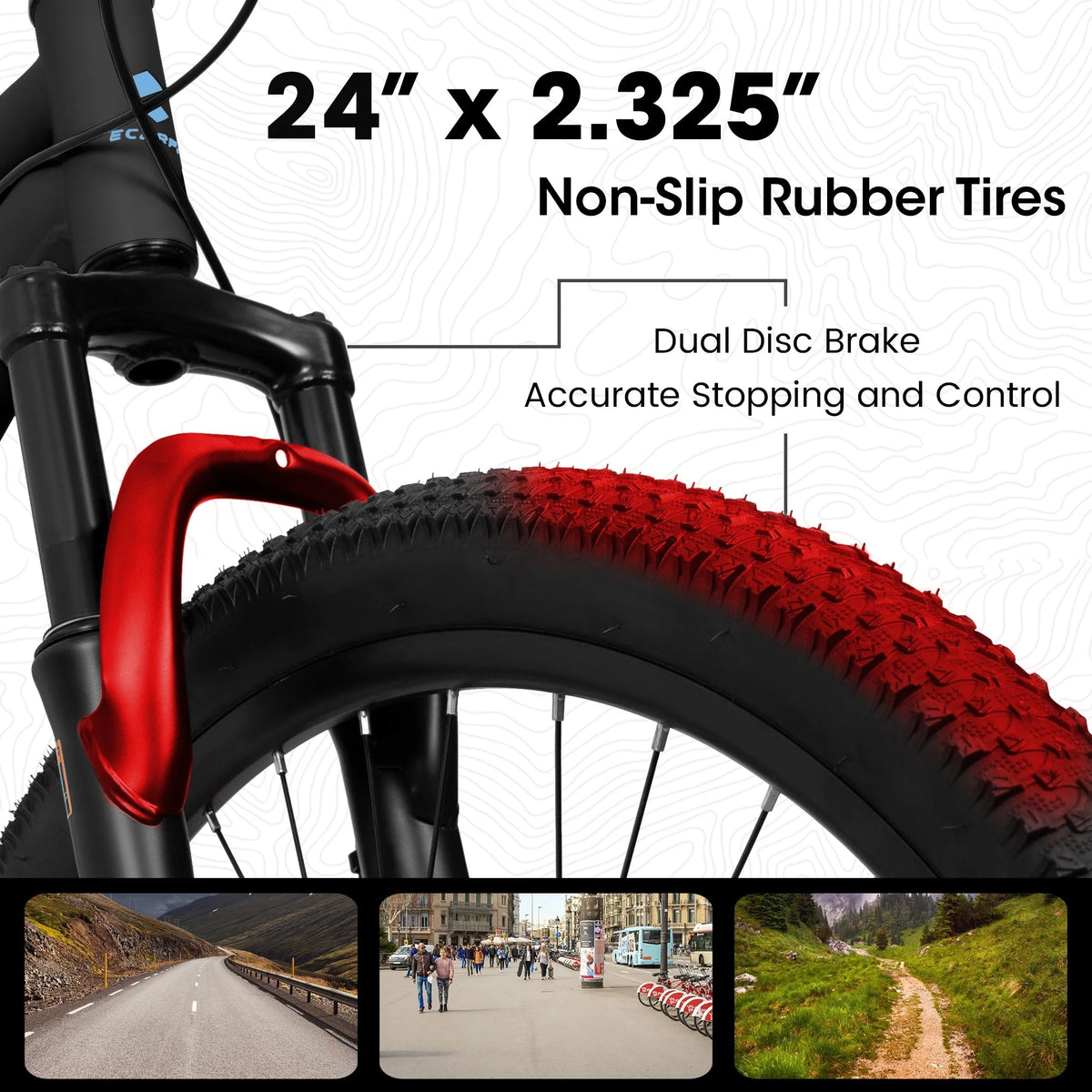 26 Inch Full-Suspension Mountain Bike, 21-Speed, 26x16 Inch Carbon Steel Frame