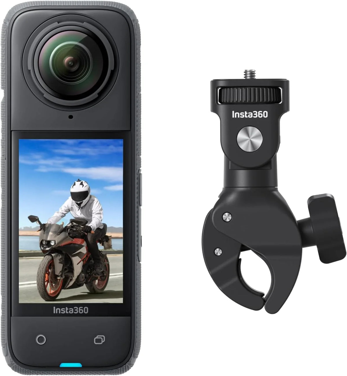 Insta360 X4 Standard Pack 8K 360 Action Camera, Noir Minuit - X4