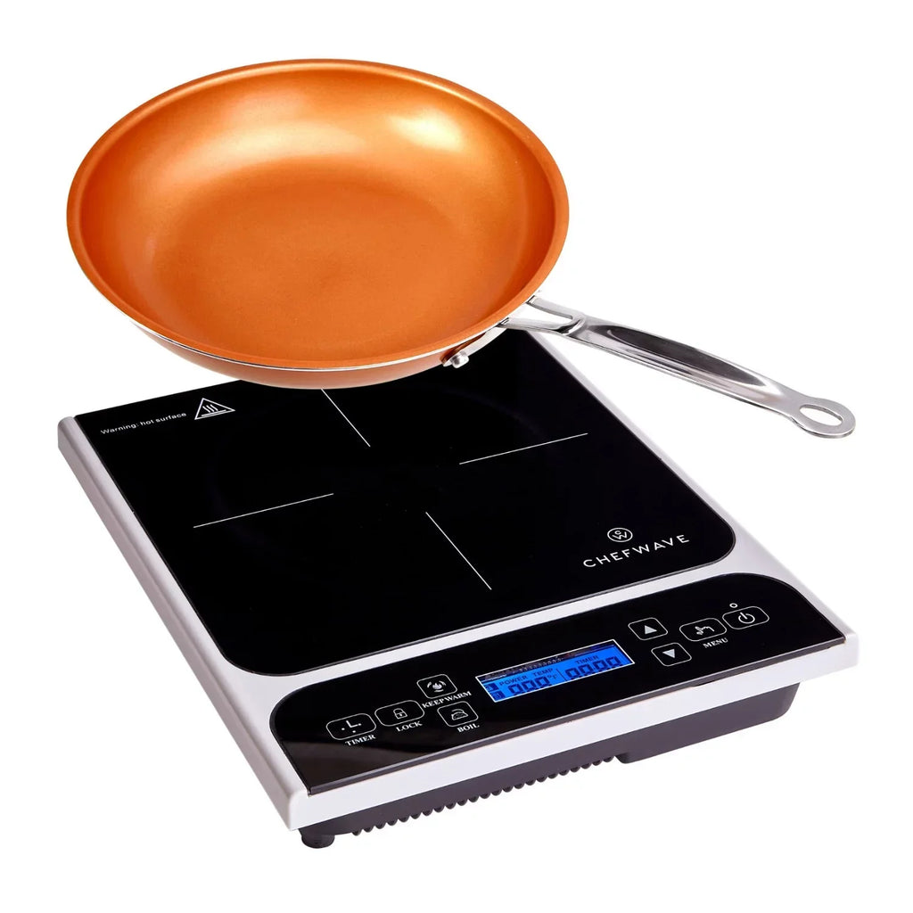 ChefWave Portable Induction Cooktop, 1800W, 10in Fry Pan