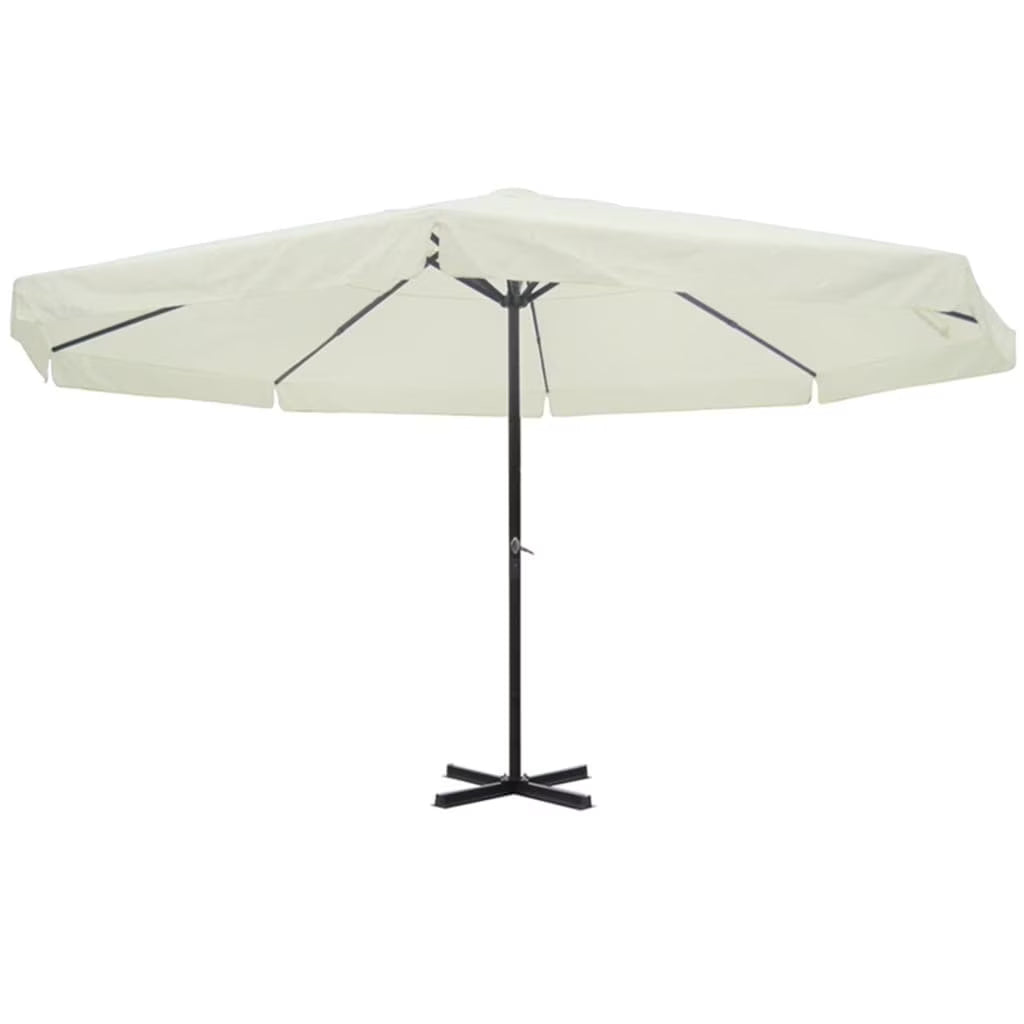 vidaXL Garden Parasol, Azure Blue Polyester With PA Coating, 196.9in x 118.1in