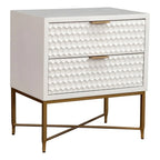 Home Square 3 Piece Furniture Set With 2-Drawer Nightstand And Full Wood Headboard