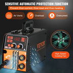 BENTISM MIG Welder Welding Machine 130A Flux Core 3-in-1 MMA/MIG/Lift TIG Welder