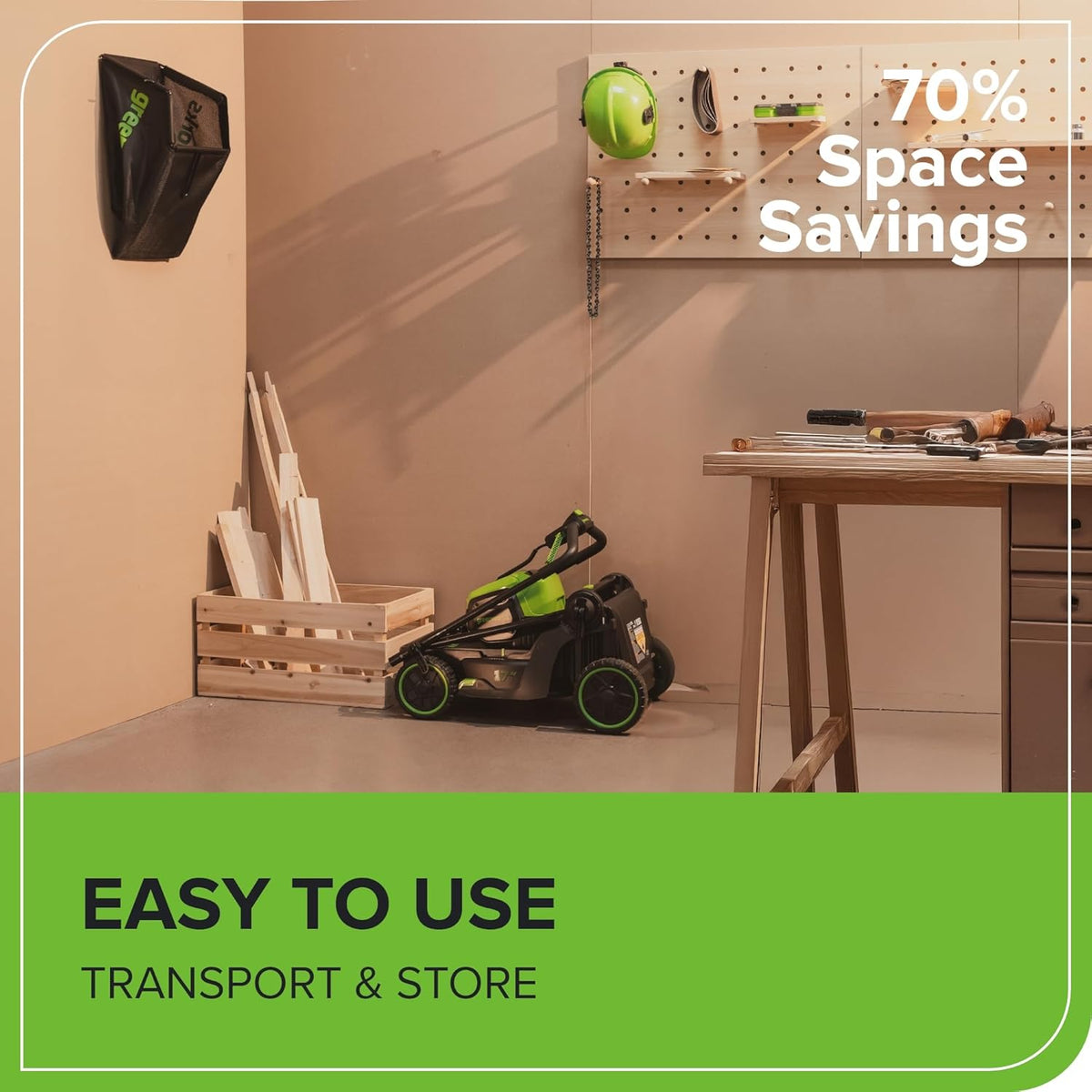 Greenworks Cordless Push Lawn Mower 60V 17in 4.0Ah Battery 3A Charger - 60v-17-push-4-0ah