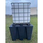 PLAST UP ROTOMOULAGE Spill Containment Pallet 1100 L Black - 52060E