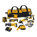 DEWALT 20V MAX Cordless 10 Tool Combo Kit With (2) 20V 2.0Ah Batteries, Charger And Bag - DCK1020D2