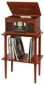 Victrola 8-in-1 Bluetooth Record Player With Built-In Speakers And Wireless Streaming