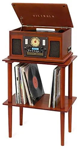 Victrola 8-in-1 Bluetooth Record Player With Built-In Speakers And Wireless Streaming