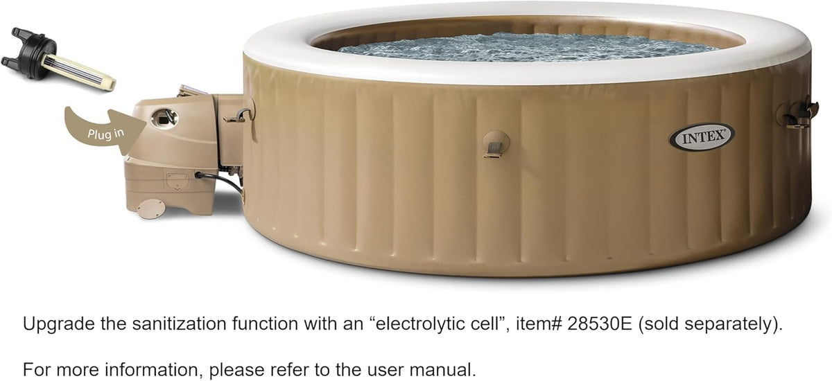 INTEX PureSpa Bubble Massage Spa Set, 4 Person, 77in x 28in - 28425EH