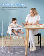 3-in-1 Convertible Baby High Chair and Booster, Ages 6 Months and Up, Unisex
