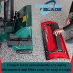 Throwerblade Snowplow Kit With Blade And Hardware - 22 To 32-inch 2-Stage And 3 Stage Snowblower Attachment