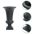 Handmade Fiber Stone Urn Planter Pot, 22.75 in Tall x 13.13 in Diameter