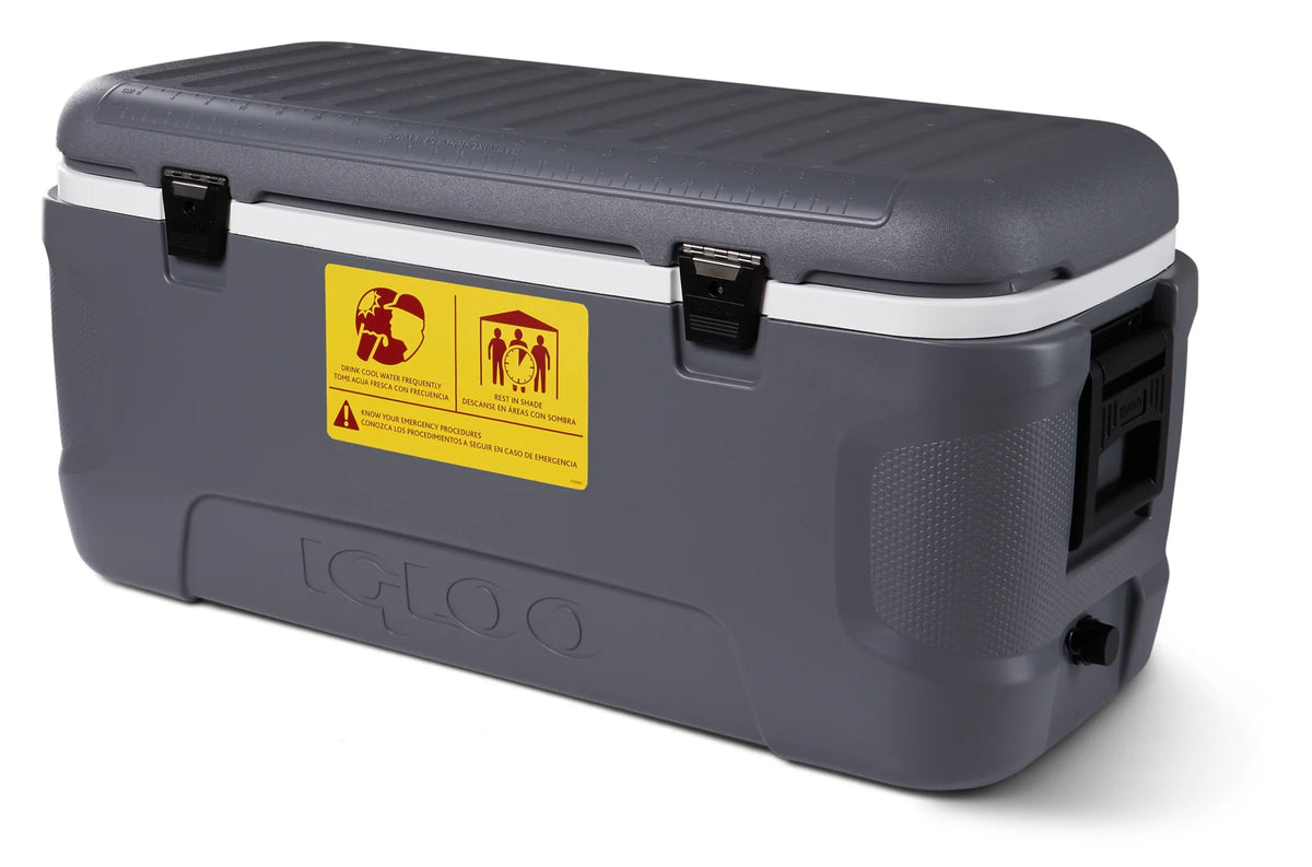 Igloo Workman Series Chest Cooler, 120 qt, Gray