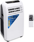 SereneLife Portable Air Conditioner 10,000 BTU Cooling, 9,000 BTU Heating, White