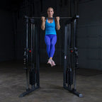 Body-Solid Powerline Functional Trainer Cable Machine, Dual 210 Lb. Weight Stacks - PFT100