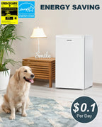 Upstreman 3.2 Cu.Ft. Single Door Mini Refrigerator With Freezer - BR321