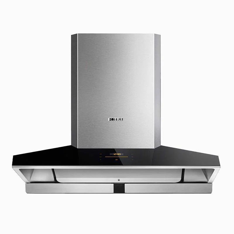 FOTILE Wall Mount Range Hood, 36 in. 1100 CFM, 2 LED Lights, Stainless Steel - Perimeter Vent Series