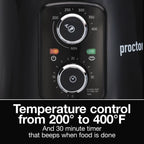 Proctor Silex Air Fryer, 3.7 Quart Capacity, Black - 35056