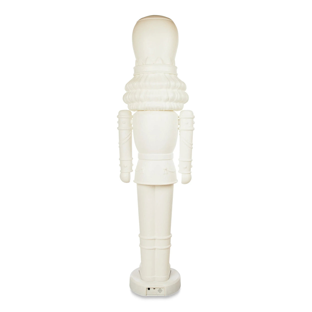 75-Inch Animated White Nutcracker Blow Mold