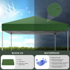 GVDV 10x10 ft Easy Pop Up Outdoor Canopy Tent - Blue