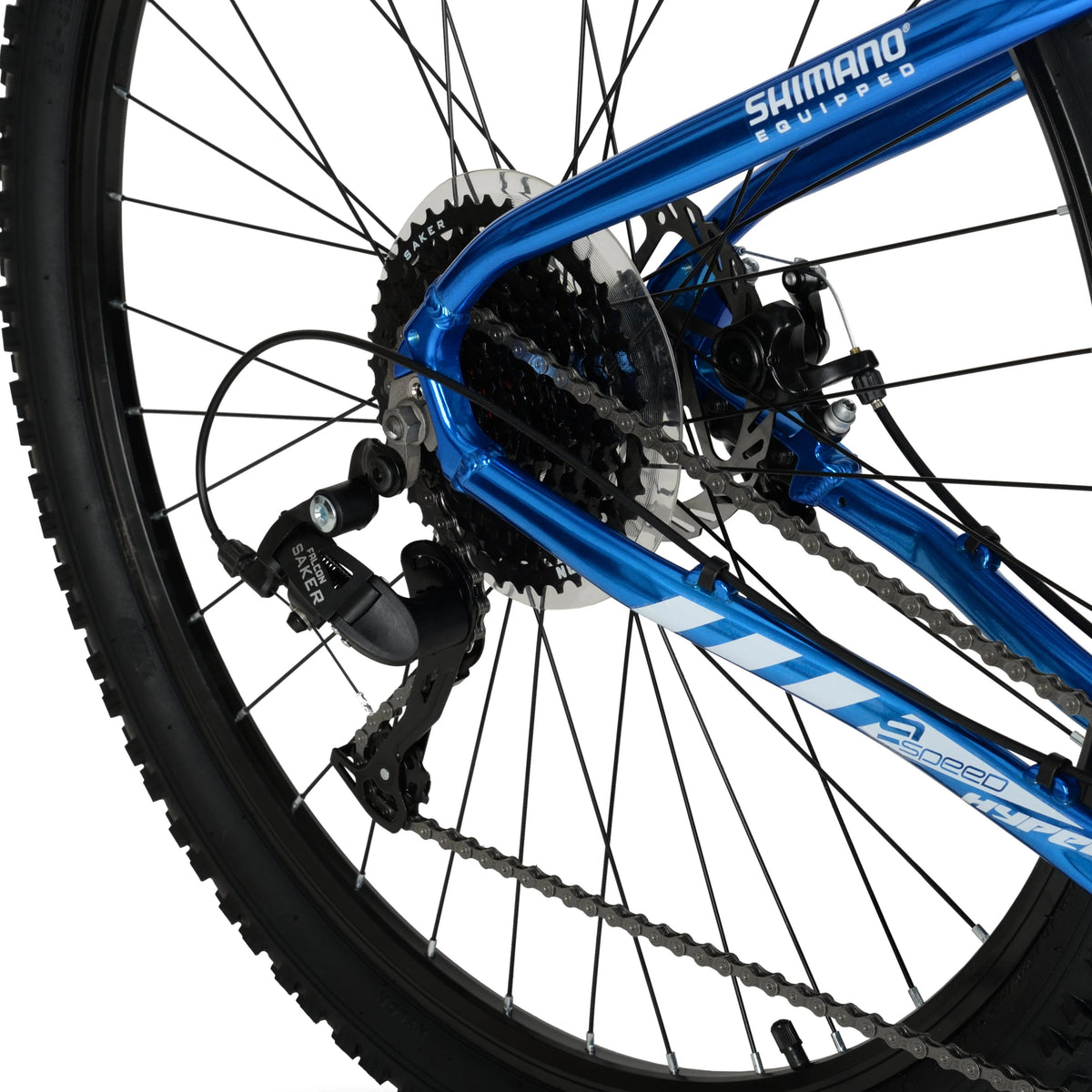 Hyper Bicycles Men's Mountain Bike, 29 inch, Hard Tail, Blue - Explorer