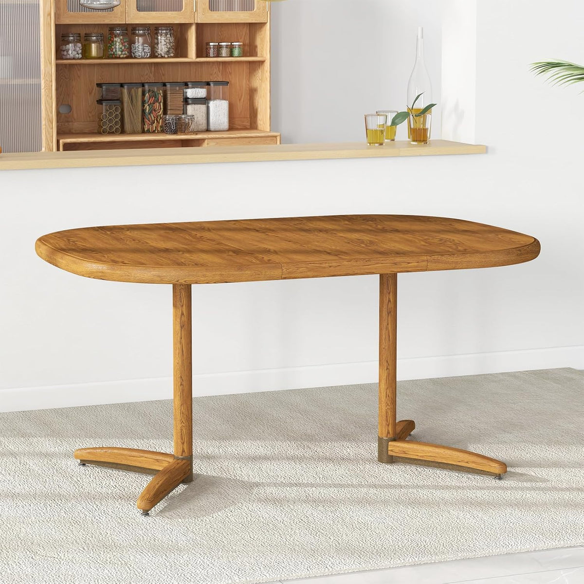 Chromcraft Extendable Dining Table For 4 To 6 Persons With 18 Inch Extension Leaf - Chestnut