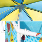 Bestway Kids Above Ground Pool With UPF 40+ Canopy, 244x51cm Steel Frame